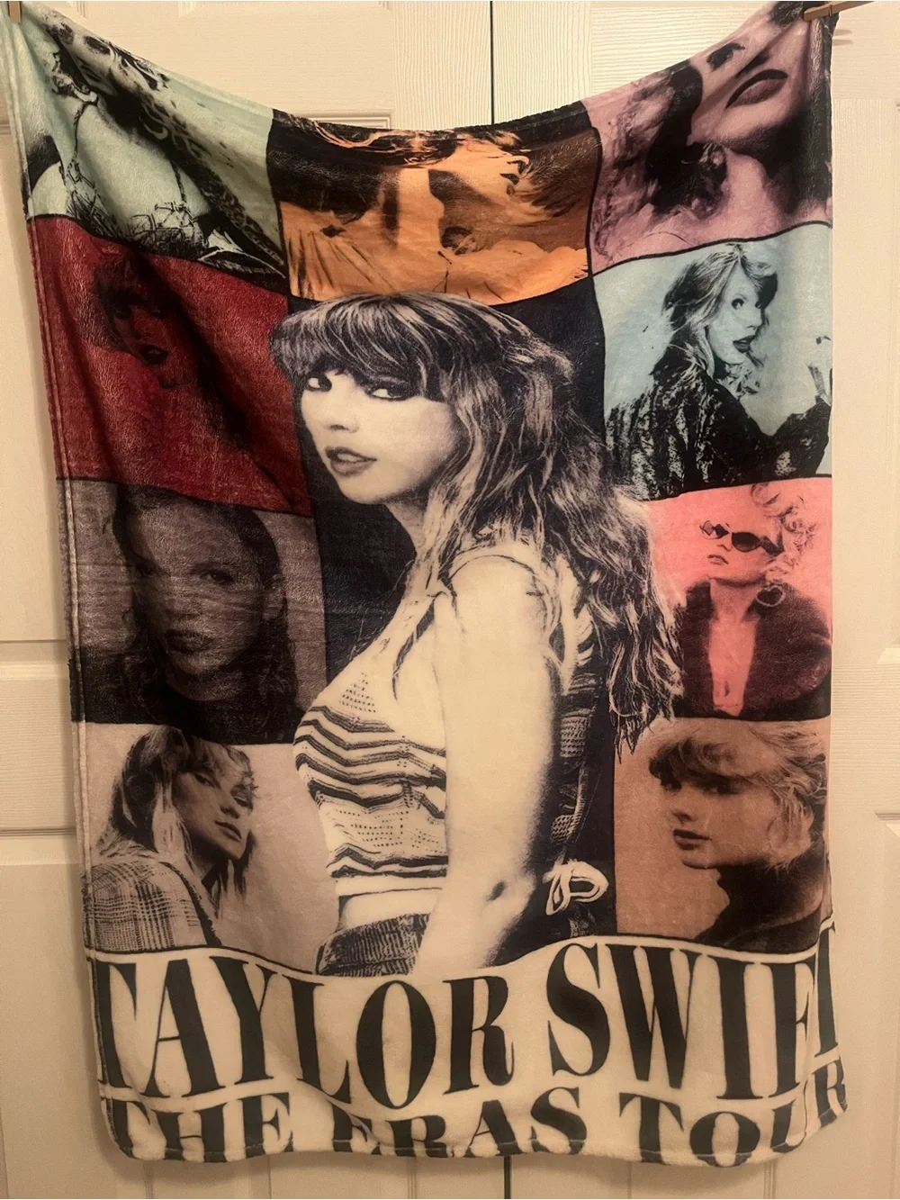 Taylor Swift “The Eras Tour” Plush Throw Blanket – 43” x 48”